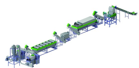 شراء 1500kg/Hr PP PE فيلم غسيل خط آلة إعادة تدوير البلاستيك مخصصة online manufacture