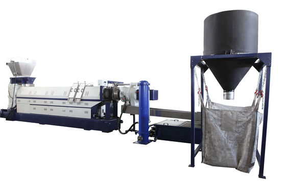 شراء آلة ضغط للفيلم البلاستيكي من PP PE آلة طحن بلاستيكي مزدوج واحد 500kg/hr online manufacture