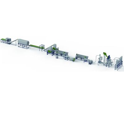 آلة غسيل البلاستيك إعادة التدوير آلة تنظيف الزجاجات الآلية 200kw