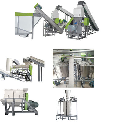 خط غسل زجاجات بي تي 490kw خط غسل زجاجات بلاستيكية 500kg/H - 3000kg/H