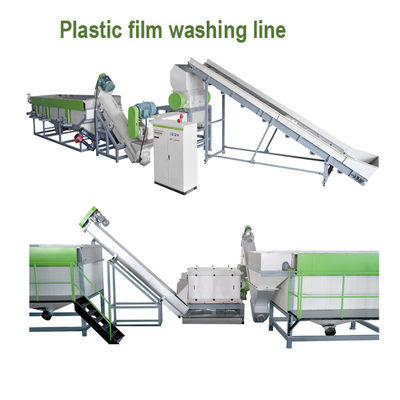 2000kg/S آلة غسل فيلم بلاستيكي Grad 95 / 98 خط إعادة تدوير فيلم Ldpe