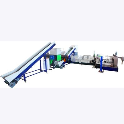 خط إعادة تدوير الأفلام PP / PE خط ML آلة التقطيع 600kg - 800kg في الساعة