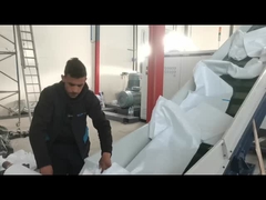 آلة تقطيع الكريات والحقائب